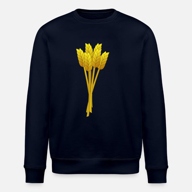 Paille - Sweat bio ROLLER Stanley/Stella Unisexe - marine