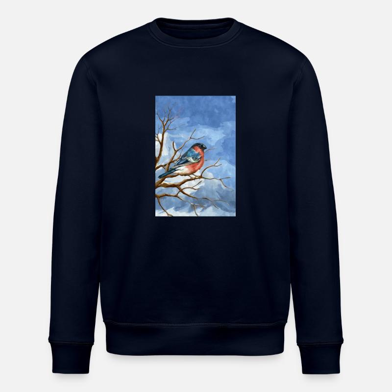 Oiseau du Bouvreuil - Sweat bio ROLLER Stanley/Stella Unisexe - marine