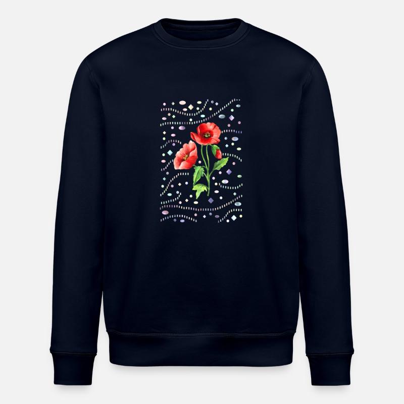Fleur - Sweat bio ROLLER Stanley/Stella Unisexe - marine