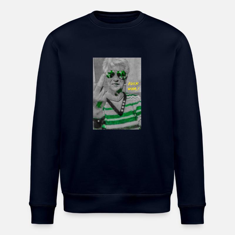 Scheiß Krieg! - Stanley/Stella Unisex Bio-Sweatshirt ROLLER - Navy