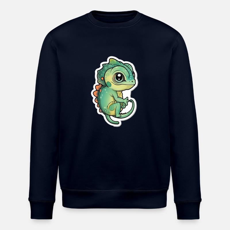 Caméléon mignon - Sweat bio ROLLER Stanley/Stella Unisexe - marine