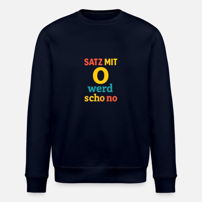 Satz mit O - Stanley/Stella Unisex Bio-Sweatshirt ROLLER - Navy