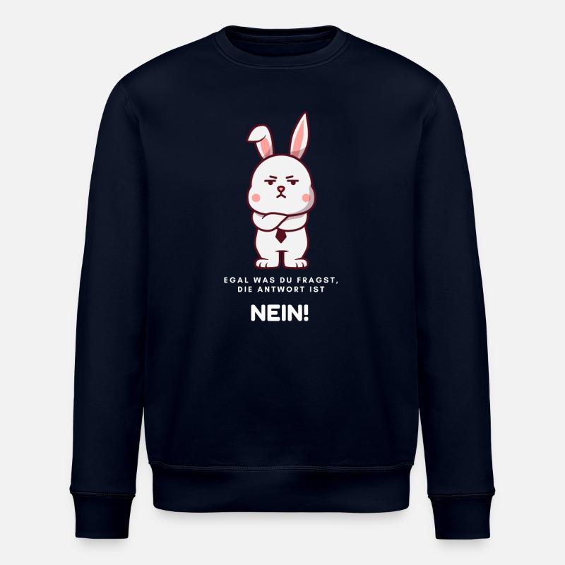 Hase sagt Nein! - Stanley/Stella Unisex Bio-Sweatshirt ROLLER - Navy