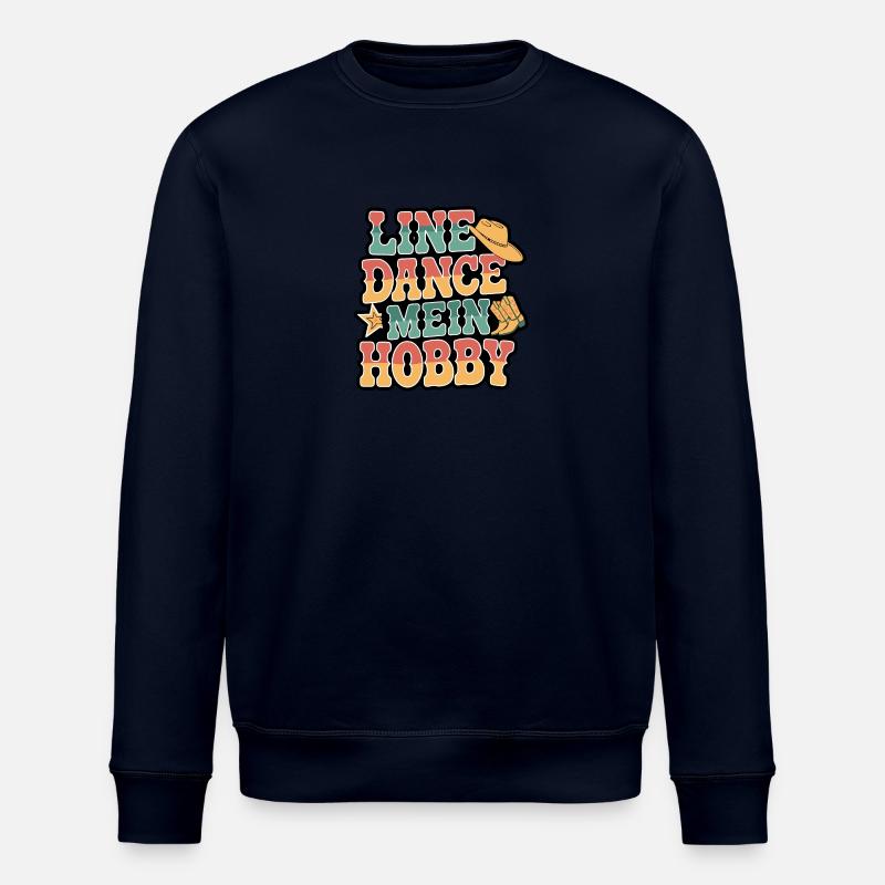 Line Dance mein Hobby - Stanley/Stella Unisex Bio-Sweatshirt ROLLER - Navy