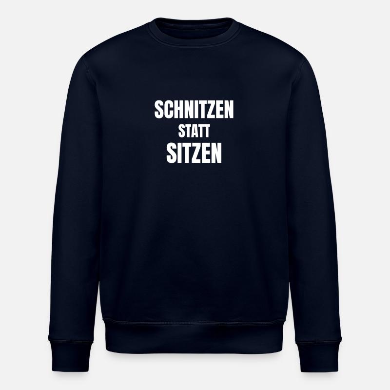 Sculpter au lieu de s’asseoir - Sweat bio ROLLER Stanley/Stella Unisexe - marine