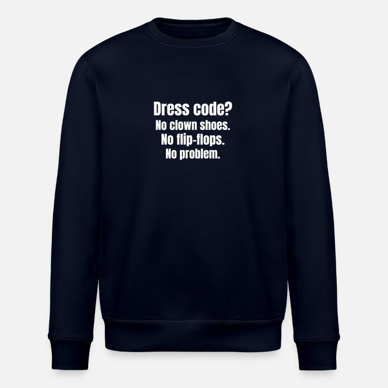 Bouncer Dress code - Stanley/Stella ROLLER Unisex Organic Sweatshirt - navy