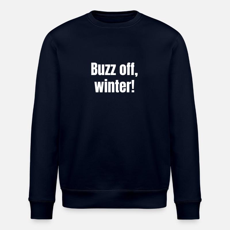 Buzz off, hiver ! - Sweat bio ROLLER Stanley/Stella Unisexe - marine