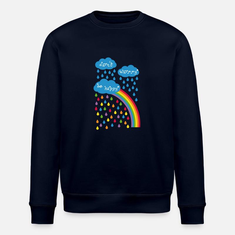 dont worry be happy - Stanley/Stella Unisex Bio-Sweatshirt ROLLER - Navy