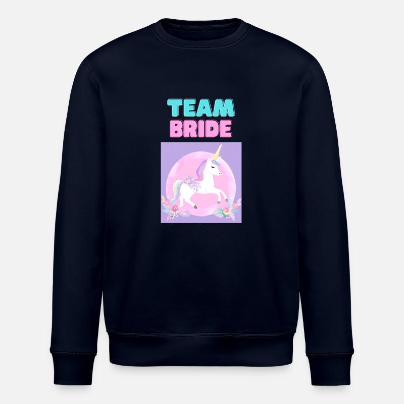 TEAM Bride - Junggesellinenabschied - Stanley/Stella Unisex Bio-Sweatshirt ROLLER - Navy