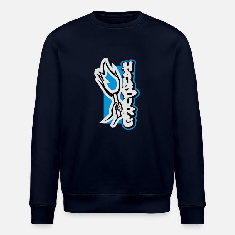 hamburg_pyro - Stanley/Stella Unisex Bio-Sweatshirt ROLLER - Navy