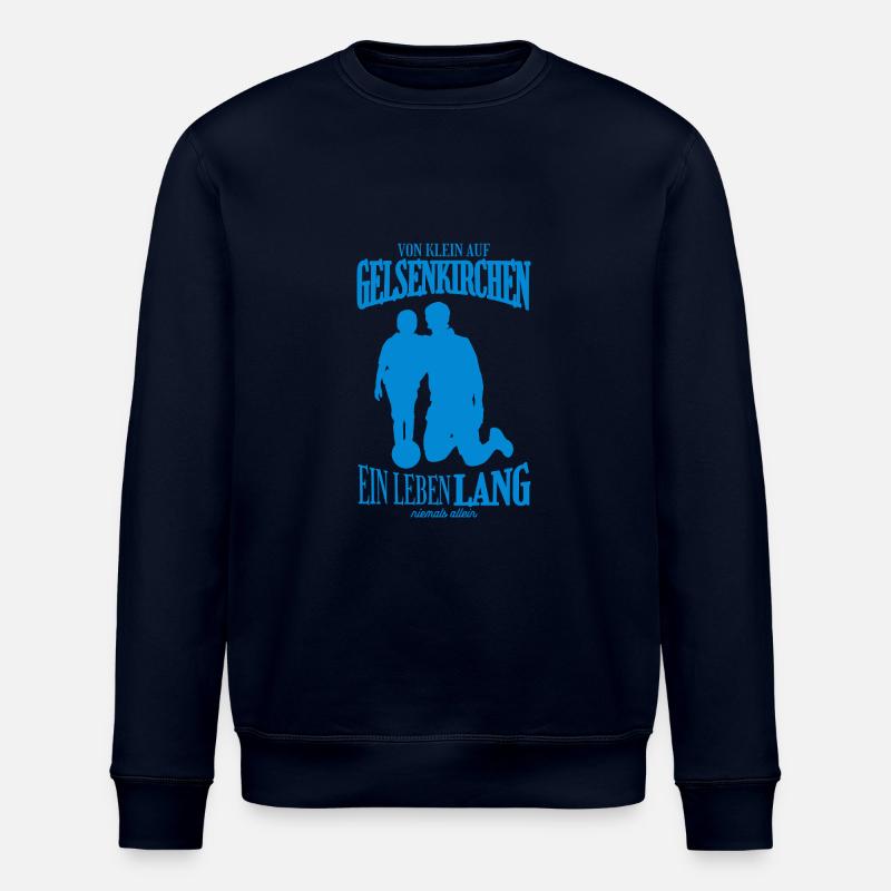 Gelsenkirchen Fußball Tradition Geschenk - Stanley/Stella Unisex Bio-Sweatshirt ROLLER - Navy