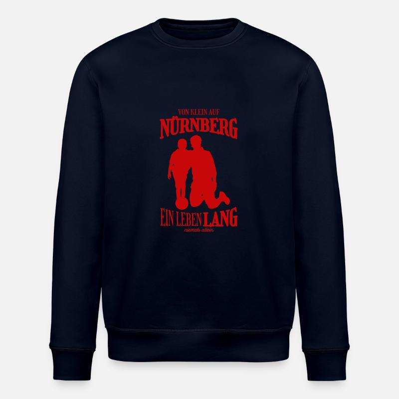 Nürnberg Fußball Tradition Geschenk - Stanley/Stella Unisex Bio-Sweatshirt ROLLER - Navy