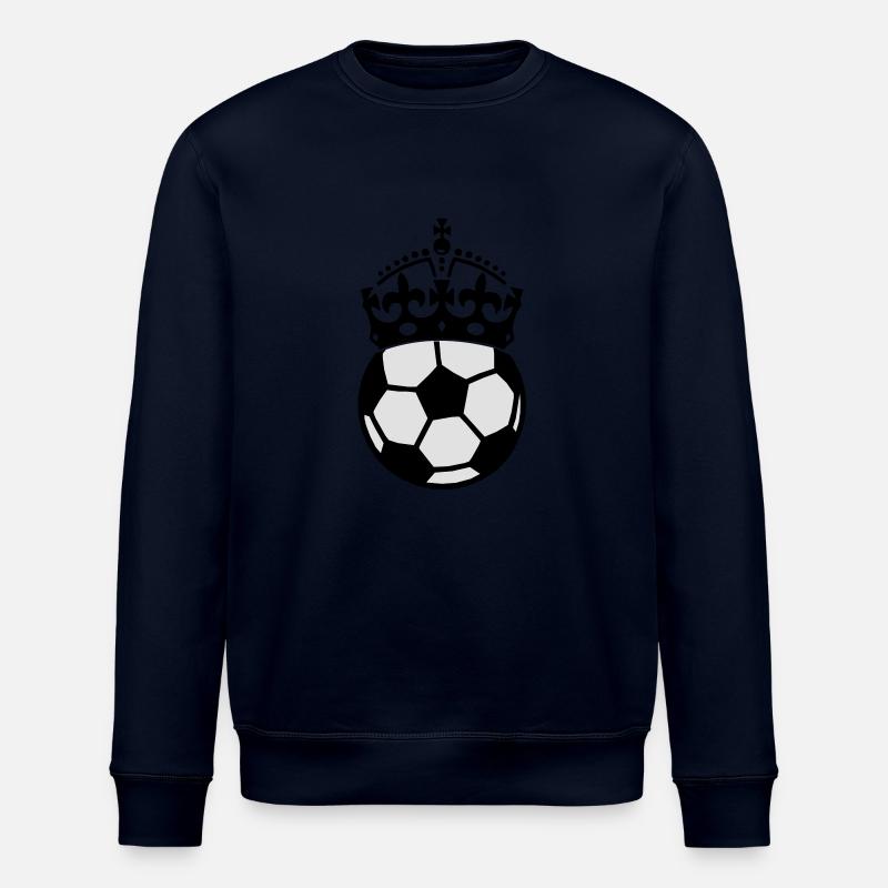 Fussball mit Krone - Stanley/Stella Unisex Bio-Sweatshirt ROLLER - Navy
