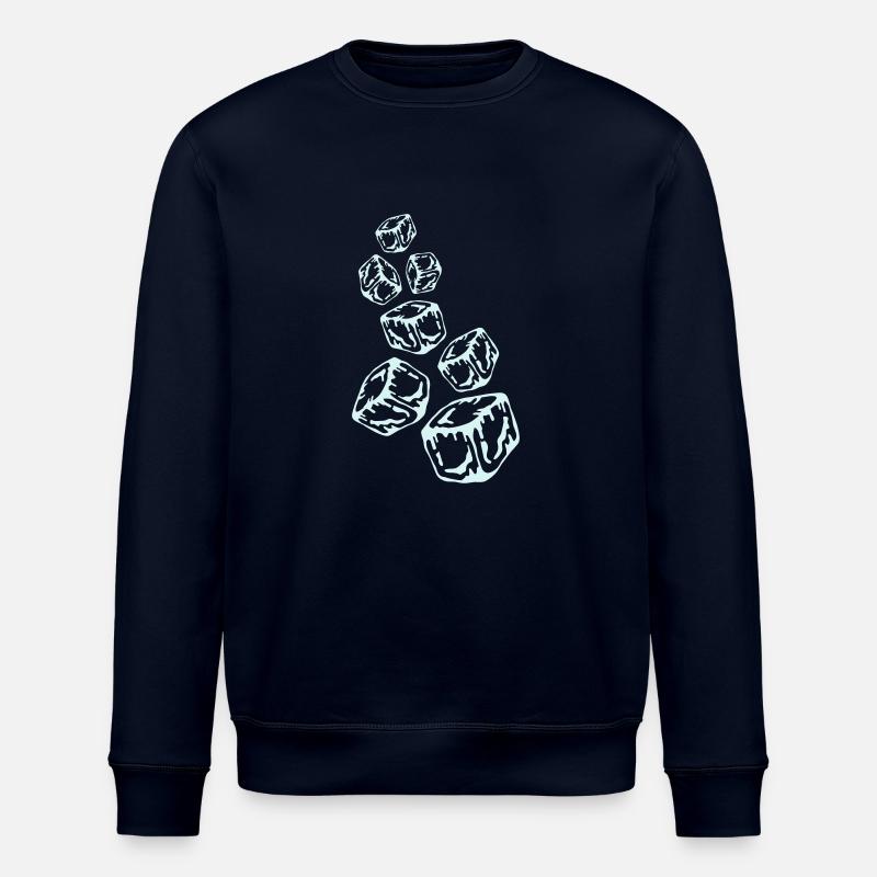 Ice Cubes Design - Sweat bio ROLLER Stanley/Stella Unisexe - marine