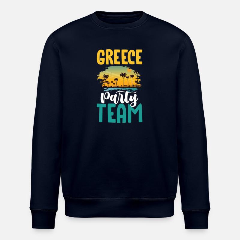 Greece Party Team - Stanley/Stella Unisex Bio-Sweatshirt ROLLER - Navy