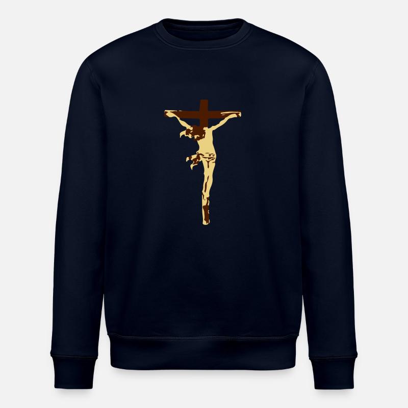 Jesus - Stanley/Stella Unisex Bio-Sweatshirt ROLLER - Navy
