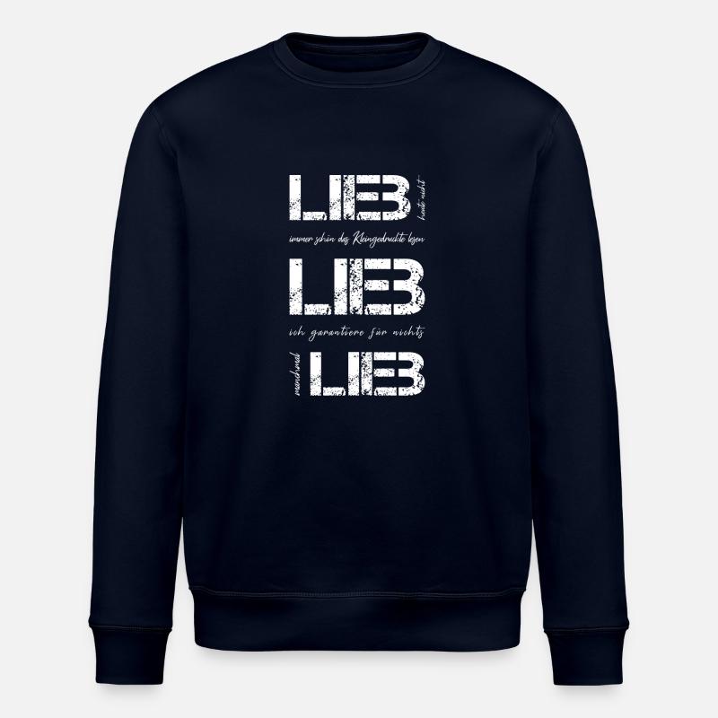 lieb frech - Stanley/Stella Unisex Bio-Sweatshirt ROLLER - Navy