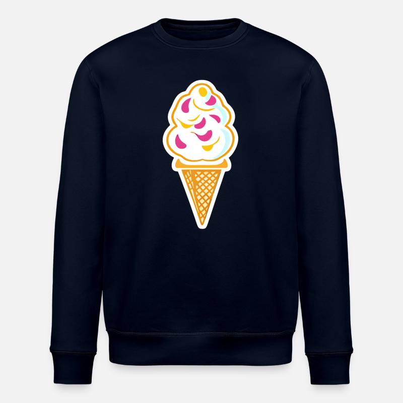 Eis, Eiscreme - Stanley/Stella Unisex Bio-Sweatshirt ROLLER - Navy