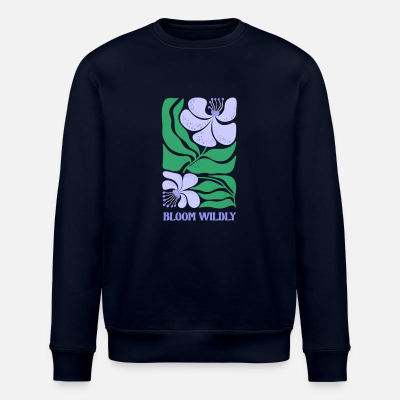 Blühe wild - Stanley/Stella Unisex Bio-Sweatshirt ROLLER - Navy