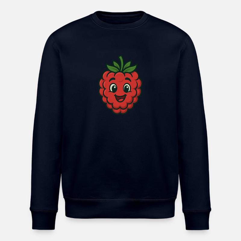 Framboise heureuse - Sweat bio ROLLER Stanley/Stella Unisexe - marine