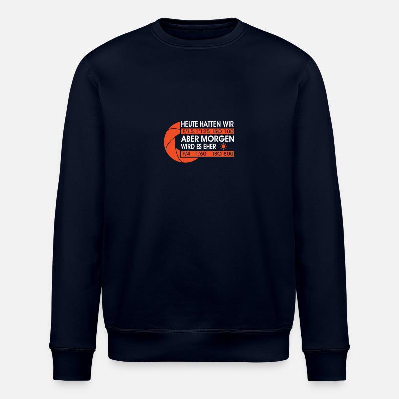 Fotografen Witz Geschenk - Stanley/Stella Unisex Bio-Sweatshirt ROLLER - Navy