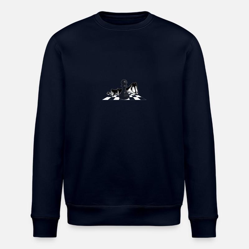 Schach - Schachfigur - Stanley/Stella Unisex Bio-Sweatshirt ROLLER - Navy
