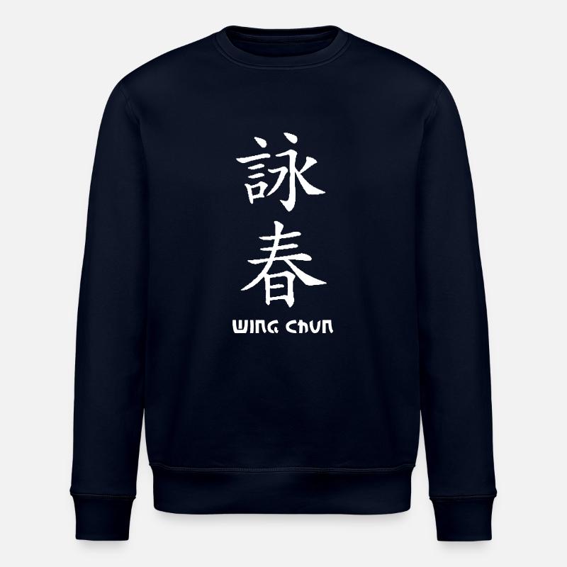 wing_chun1 - Stanley/Stella Unisex Bio-Sweatshirt ROLLER - Navy
