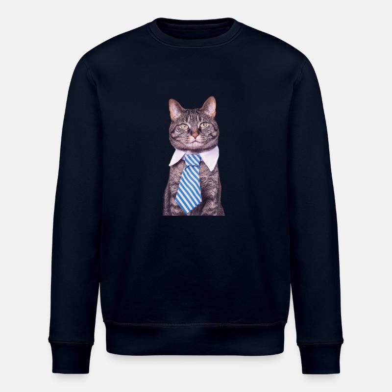 Chat de bureau - Sweat bio ROLLER Stanley/Stella Unisexe - marine