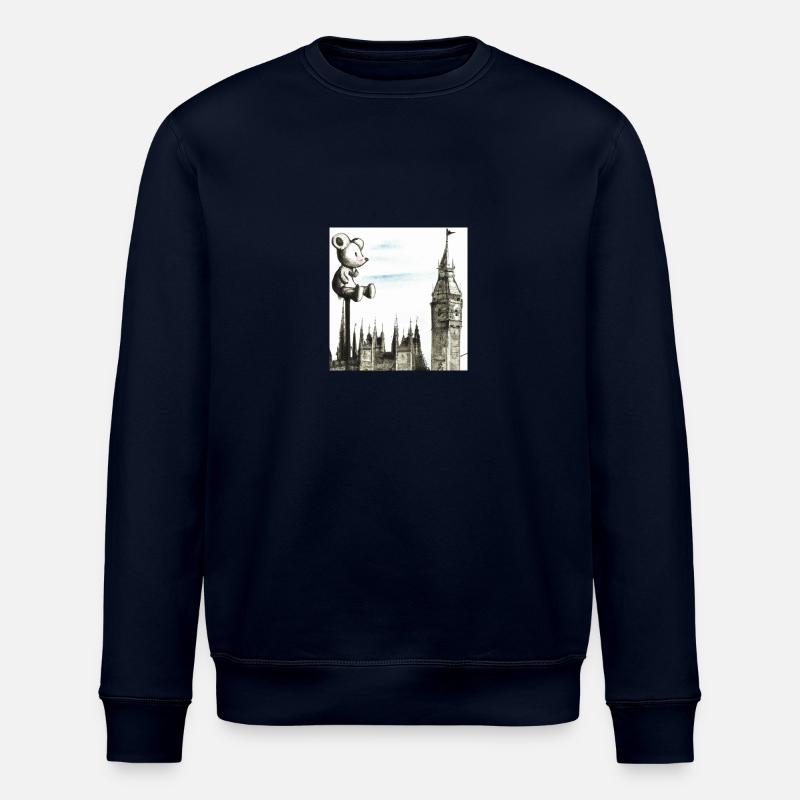 Big Ben's Zeitwächter Maus - Stanley/Stella Unisex Bio-Sweatshirt ROLLER - Navy