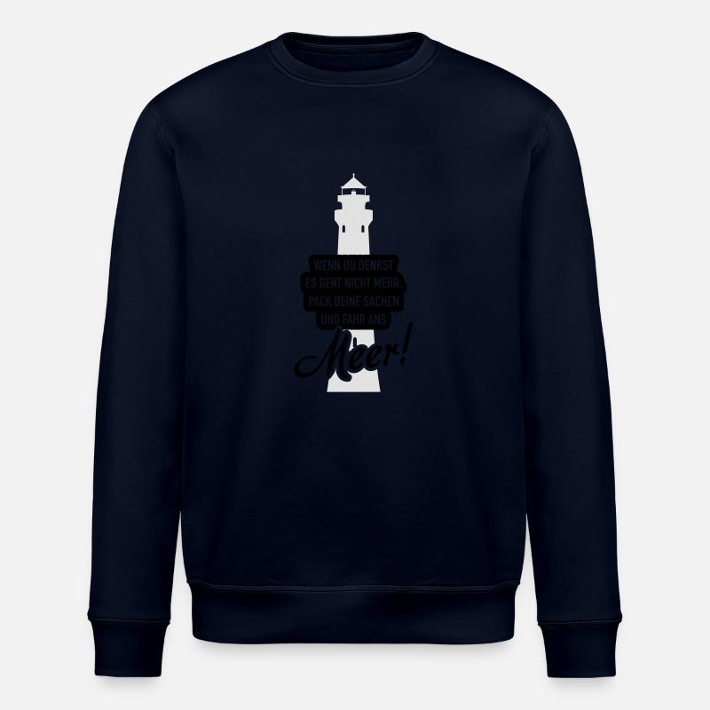 Fahr ans Meer2c - Stanley/Stella Unisex Bio-Sweatshirt ROLLER - Navy