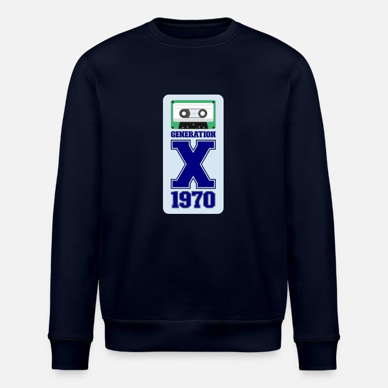 1970 Generation X disco - Stanley/Stella Unisex Bio-Sweatshirt ROLLER - Navy
