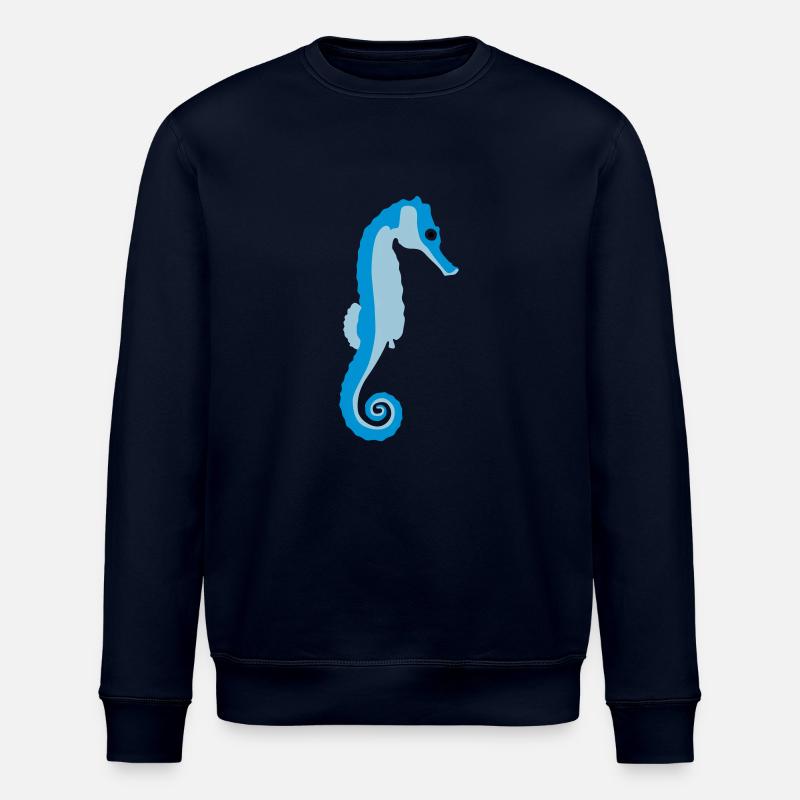 seepferdchen_082012_a_3c - Sweat bio ROLLER Stanley/Stella Unisexe - marine