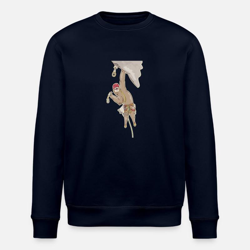 Faultier-Klettern - Stanley/Stella Unisex Bio-Sweatshirt ROLLER - Navy