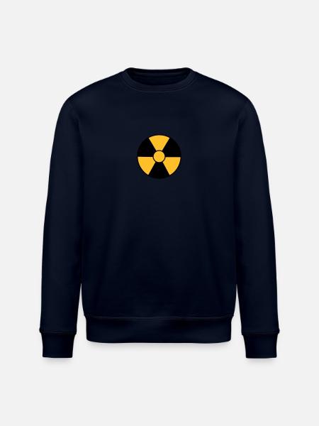 Radio Active Logo X2 UK - Stanley/Stella ROLLER Unisex Organic Sweatshirt - navy
