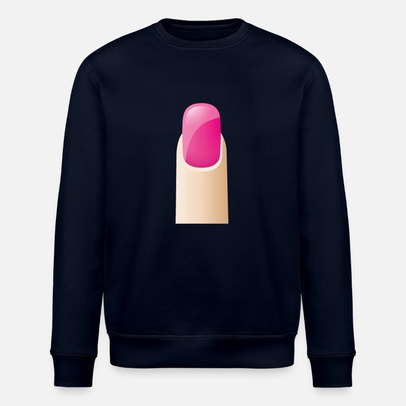 Smiley Fingernail - Stanley/Stella Unisex Bio-Sweatshirt ROLLER - Navy