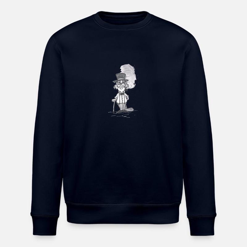 GentleBiber # Art nord-allemand - Sweat bio ROLLER Stanley/Stella Unisexe - marine