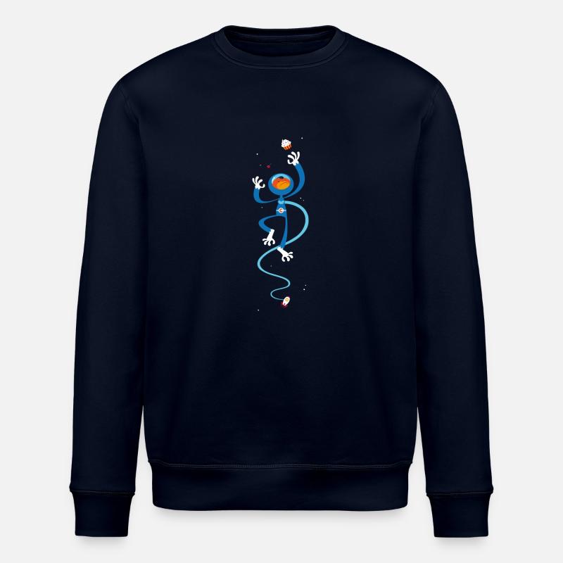 space monkey - Stanley/Stella ROLLER Unisex Organic Sweatshirt - navy