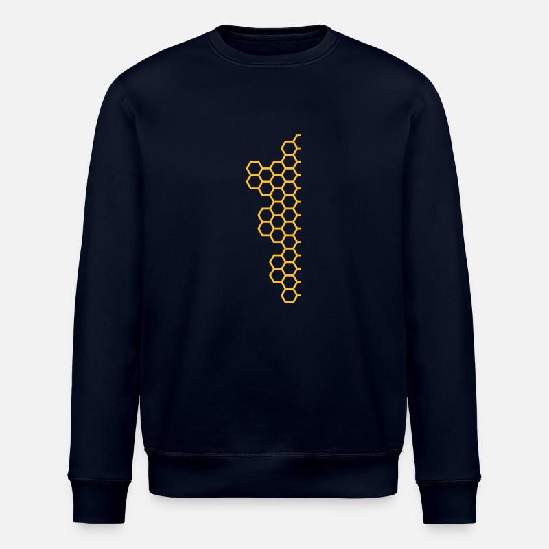 Honeycombs - Stanley/Stella Unisex Bio-Sweatshirt ROLLER - Navy