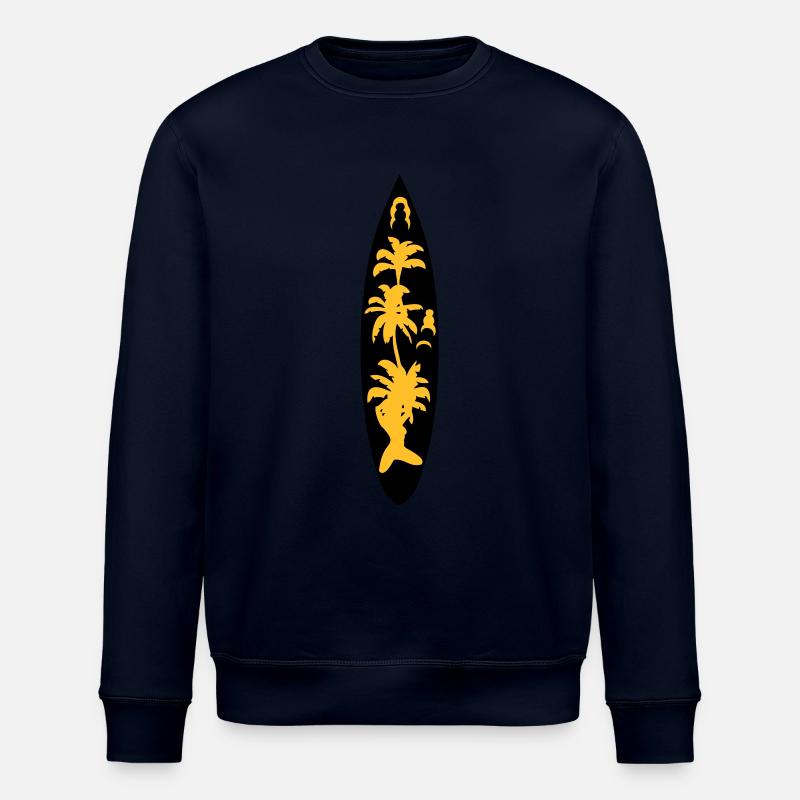 Surfbrett Surfbrett surfbrett2 - Stanley/Stella Unisex Bio-Sweatshirt ROLLER - Navy