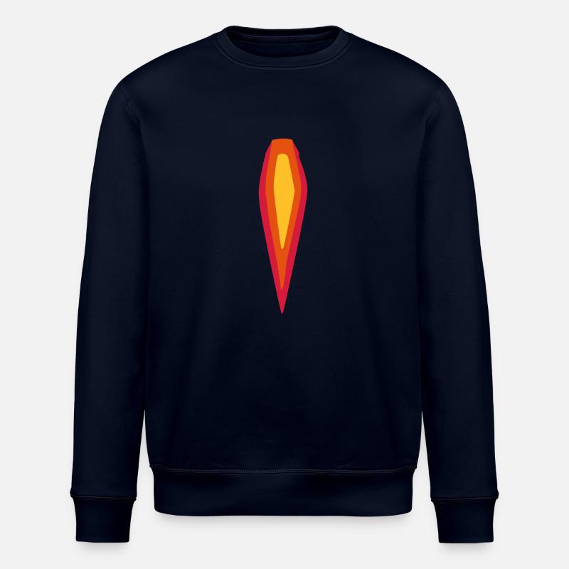 flamme - Sweat bio ROLLER Stanley/Stella Unisexe - marine