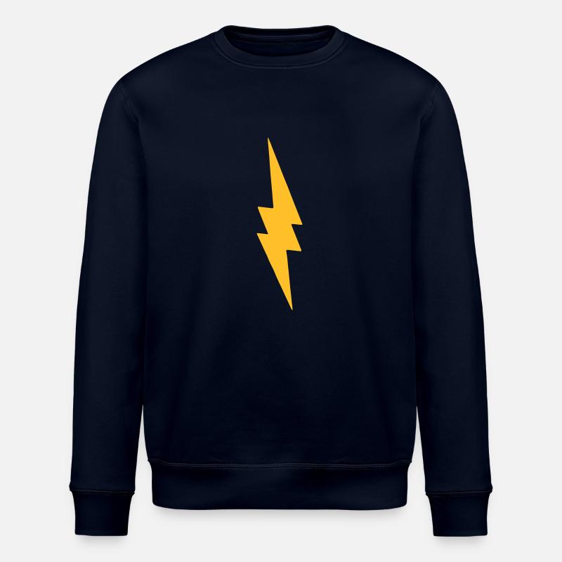 thunderbolt-logo - Stanley/Stella Unisex Bio-Sweatshirt ROLLER - Navy
