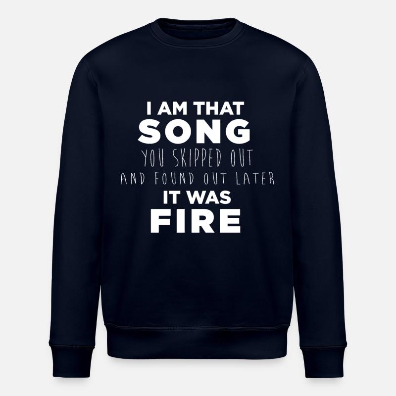 I AM THAT SONG 2eme version - Sweat bio ROLLER Stanley/Stella Unisexe - marine