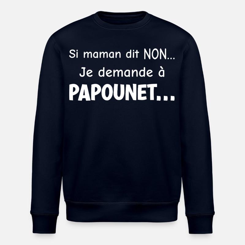 Komplize Papa - Stanley/Stella Unisex Bio-Sweatshirt ROLLER - Navy