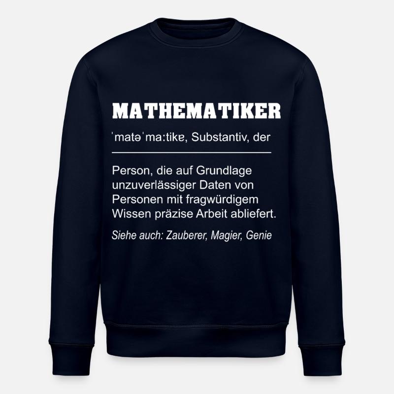 Mathematiker Definition - Stanley/Stella Unisex Bio-Sweatshirt ROLLER - Navy