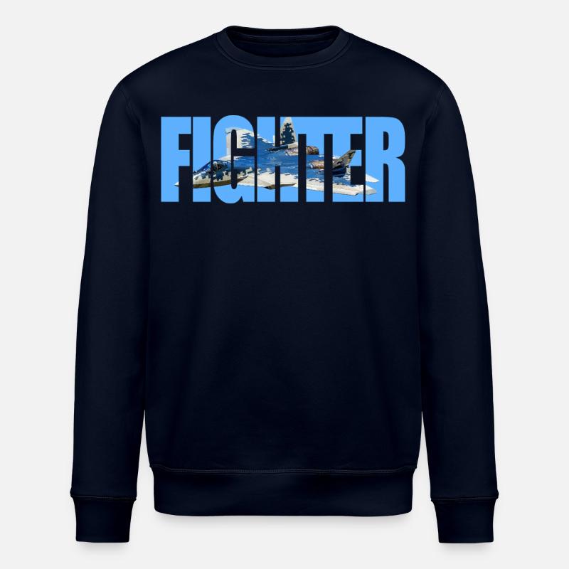 Fighter Su-57 - Stanley/Stella Unisex Bio-Sweatshirt ROLLER - Navy