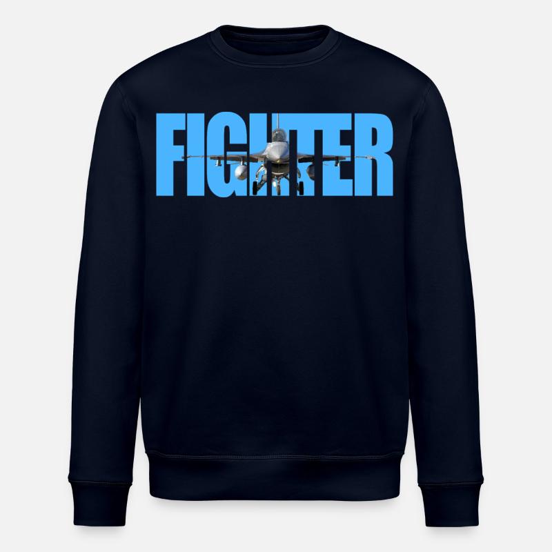 Fighter F-16 Fighting Falcon - Stanley/Stella Unisex Bio-Sweatshirt ROLLER - Navy