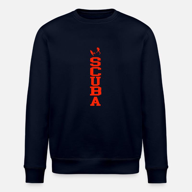 Scuba Tauchen Spruch - Stanley/Stella Unisex Bio-Sweatshirt ROLLER - Navy