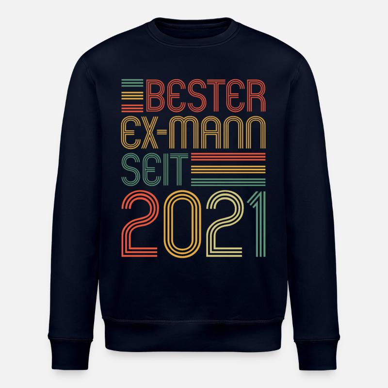 Weltbester Ex-Mann seit 2021 Scheidungs - Stanley/Stella Unisex Bio-Sweatshirt ROLLER - Navy