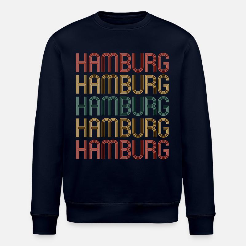 Hamburgerin Hamburger Hambourg - Sweat bio ROLLER Stanley/Stella Unisexe - marine