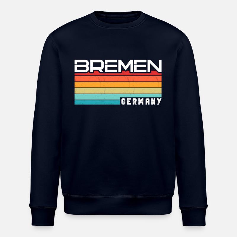 Bremerin Bremer Brême - Sweat bio ROLLER Stanley/Stella Unisexe - marine